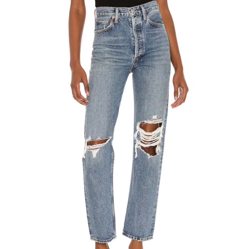 agolde high rise jeans